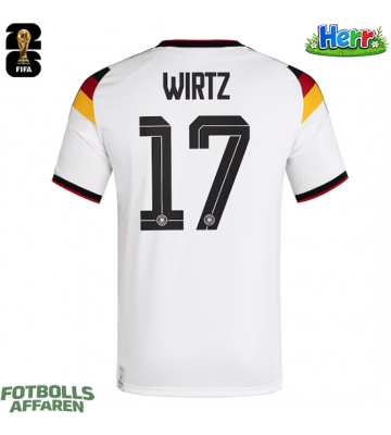 Tyskland Florian Wirtz #17 Hemmatröja VM 2026 Kortärmad